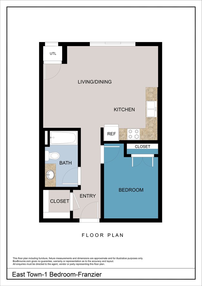 Floorplan - East Town Apartments