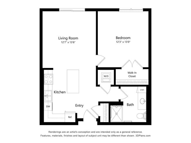 Floorplan - The Winslow 62+ Apartments