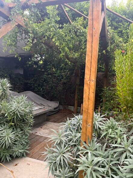 Fire pit and couches area - 3562 Sawtelle Blvd