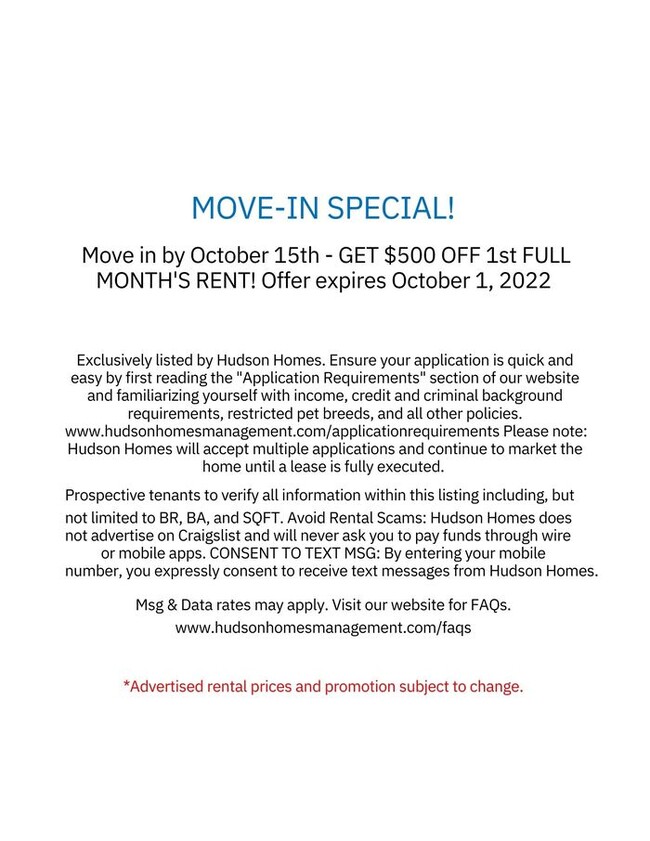 Building Photo - Move in by October 15th - GET $500 OFF 1ST...