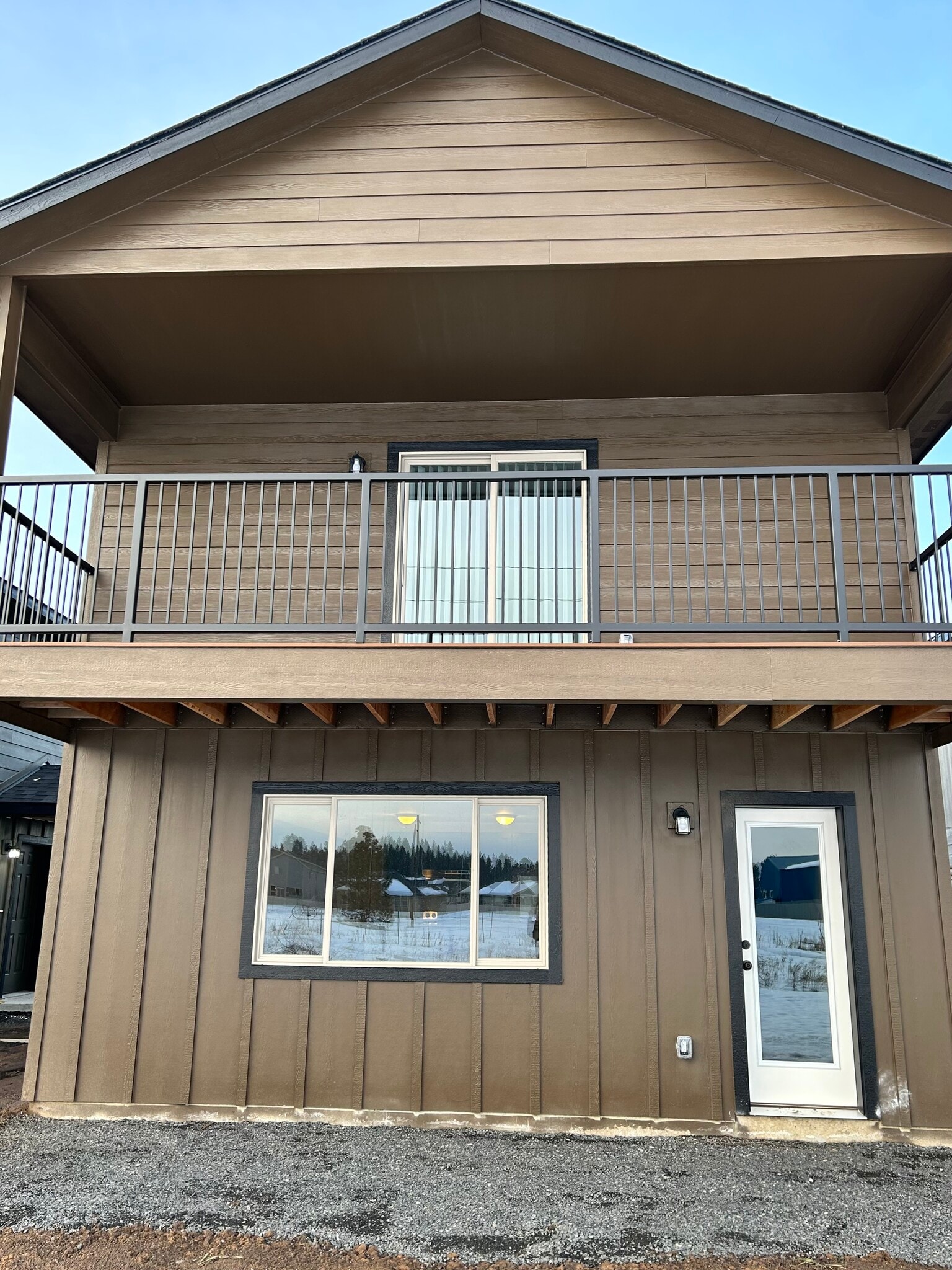 Lower patio and upper balcony - 9109 W Winona Rd