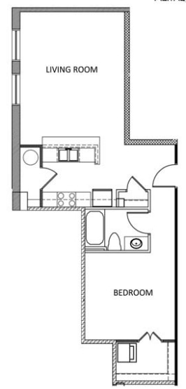 1BR/1BA - The Hancock Building