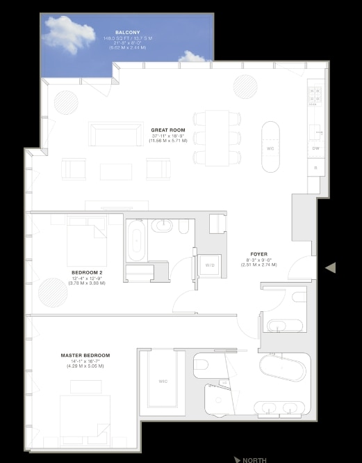2BR/2.5BA - 56 Leonard St