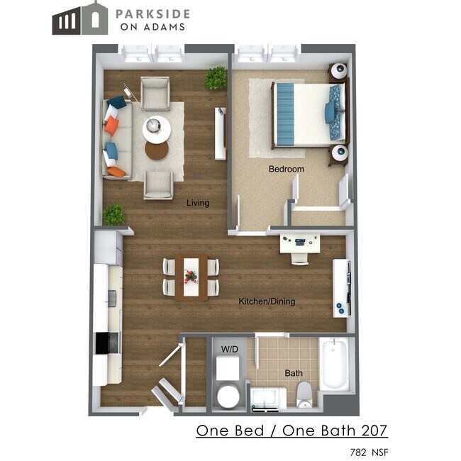 Floorplan - Parkside on Adams