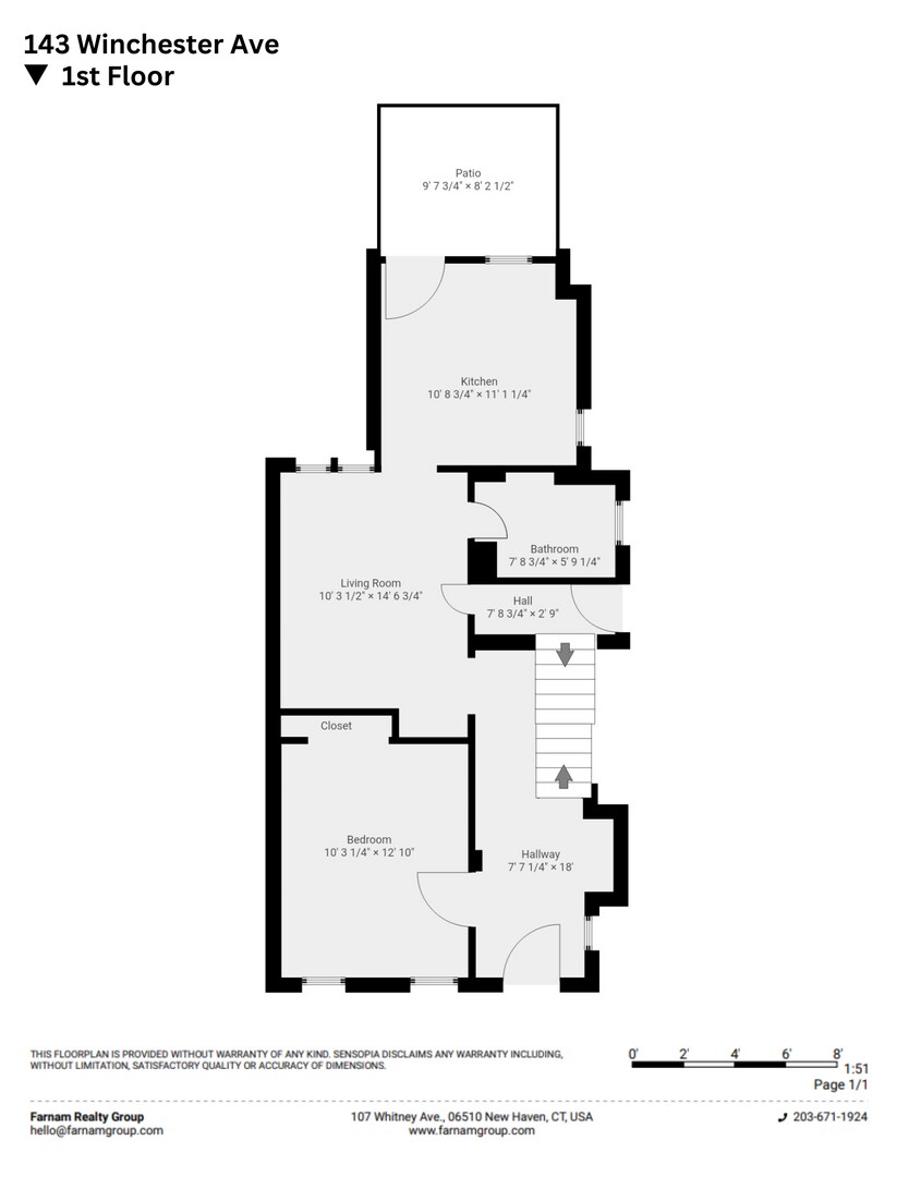 1st Floor - 143 Winchester Ave