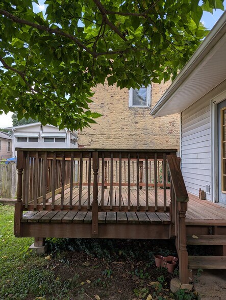 Back deck - 6318 W Park Ave