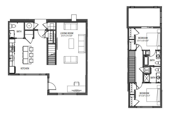 Jade (2x2.5): 1325 sqf - Townhome - Izzy