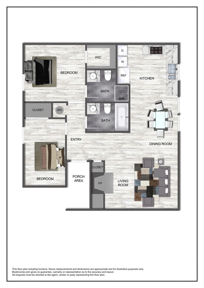 Floorplan - Waterside Apartment Homes