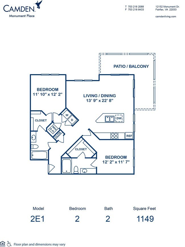 Floorplan - Camden Monument Place