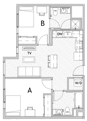 2x2 A - Luxury Housing - Uncommon Fort Collins