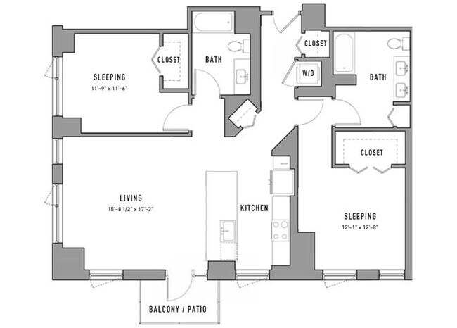 Floorplan - Residences at Addison Clark