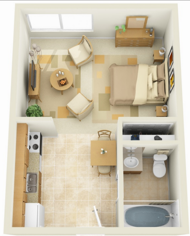 Floorplan - Sherwood Terrace Apartments