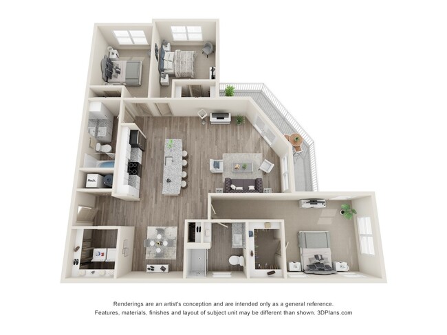 Floorplan - The Mezz at Fiddlers Green