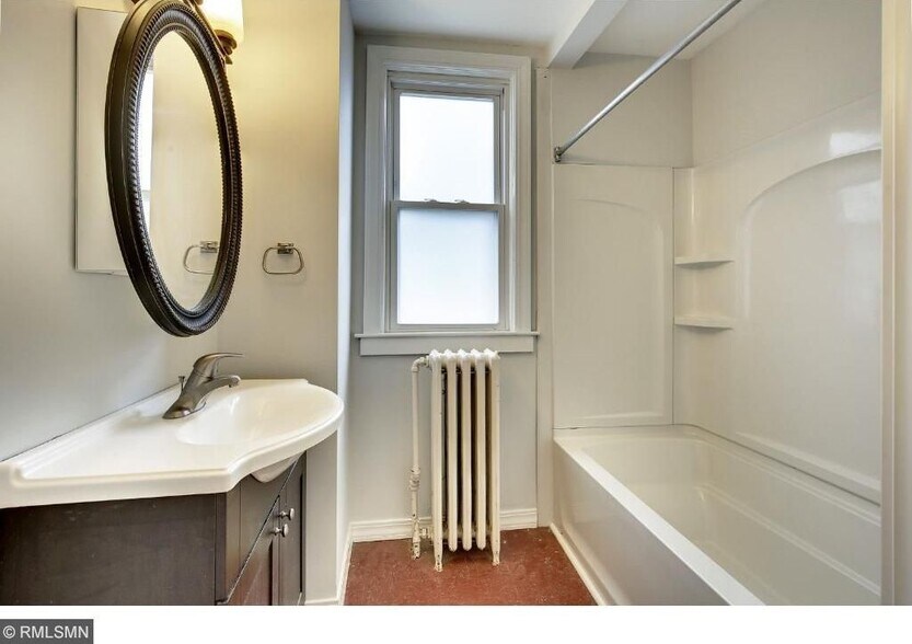 Upstairs Bathroom with Tub - 351 Grand Ave