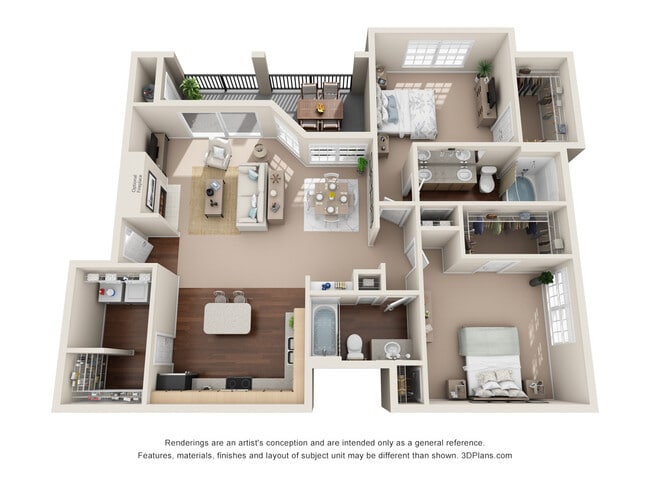 Floorplan - Sonterra Apartment Homes
