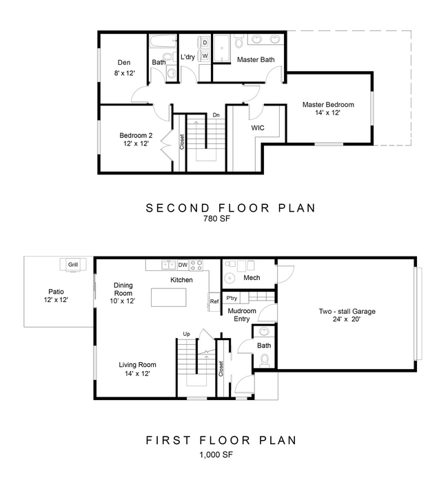 Floorplan - Arbor Trails Townhomes
