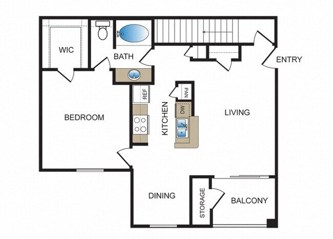 Floorplan - Kensley Apartment Homes
