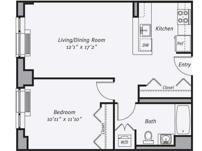 Floorplan - Avalon Riverview South Tower