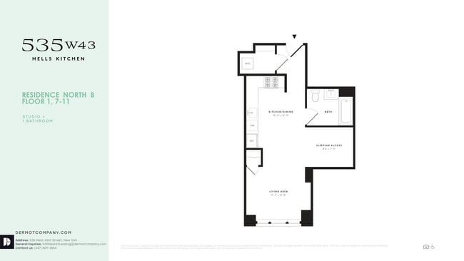 Floorplan - 535 W 43rd Street