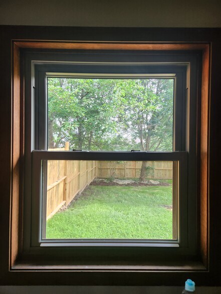 From the kitchen looking out to privacy - 4304 E Santa Anna Dr