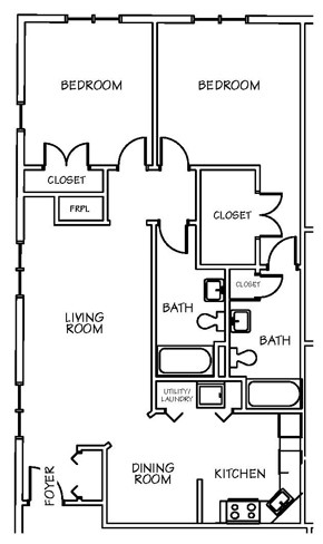 Floorplan - Lenox Village Apartments