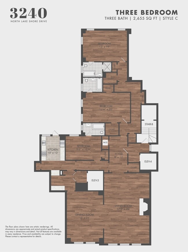 Floorplan - 3240 North Lake Shore Drive