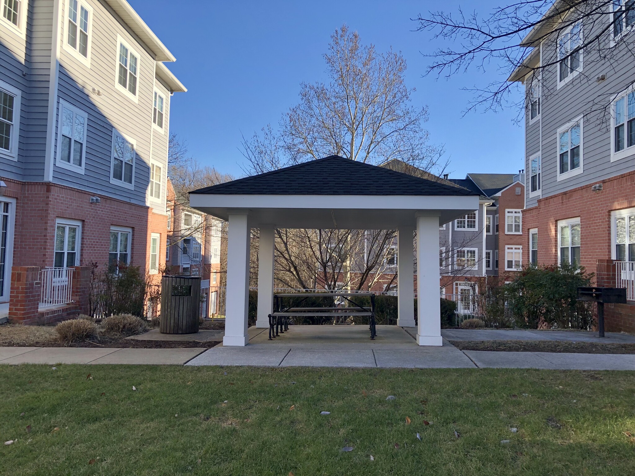 Cover bench and Grilling Area - 9413 Groffs Mill Dr