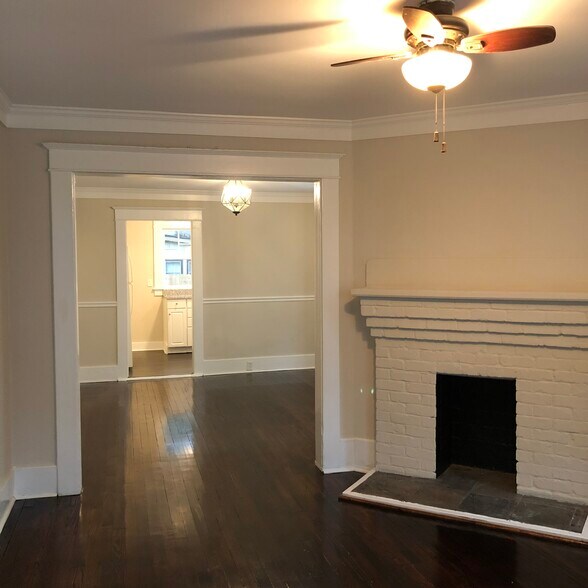 Living Room looking into Dining Room - 1146 King St