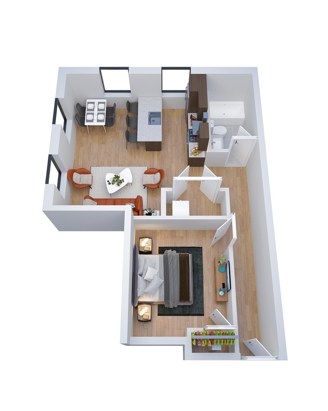 Floorplan - Peanut Factory Flats