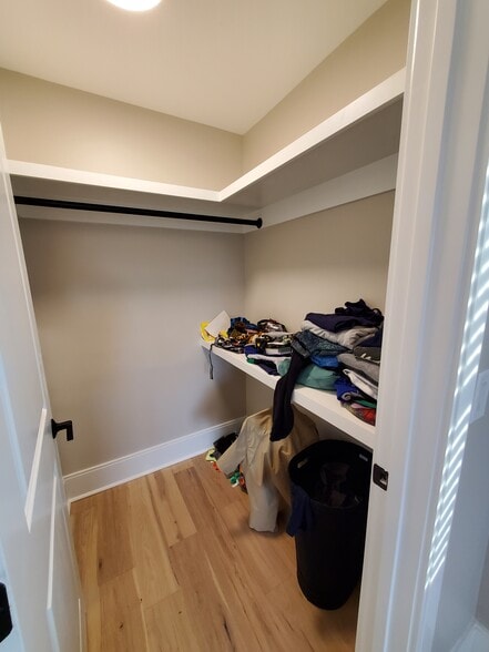 Spacious walk-in closet in Bedroom #2 - 1021 Cheatham Pl