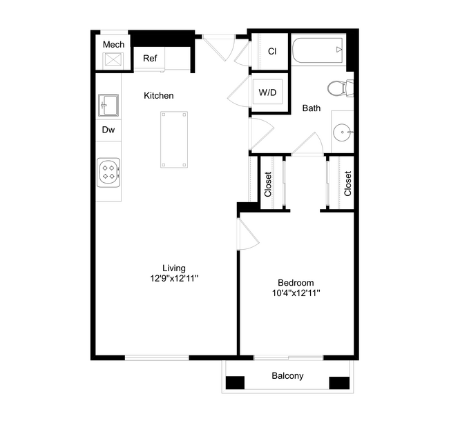 Floorplan - The Swift at Petworth Metro