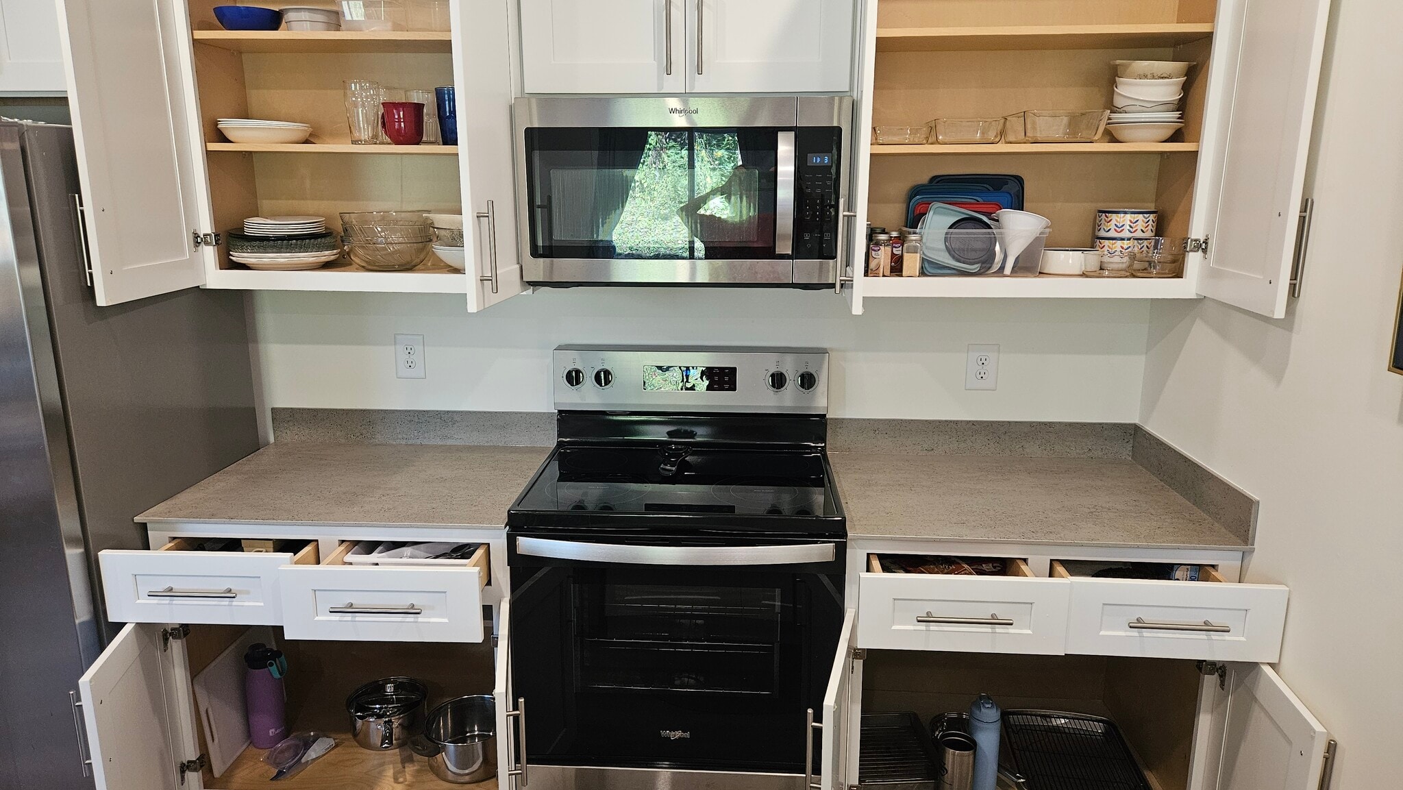 Kitchen with supplies - 1106 Saylors Pl