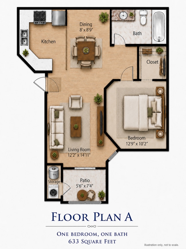 Floorplan - Tempe La Mirage Apartments