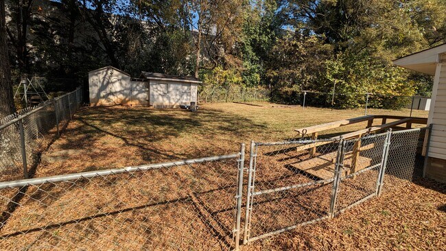 Fenced in backyard - 804 Wabash Ave