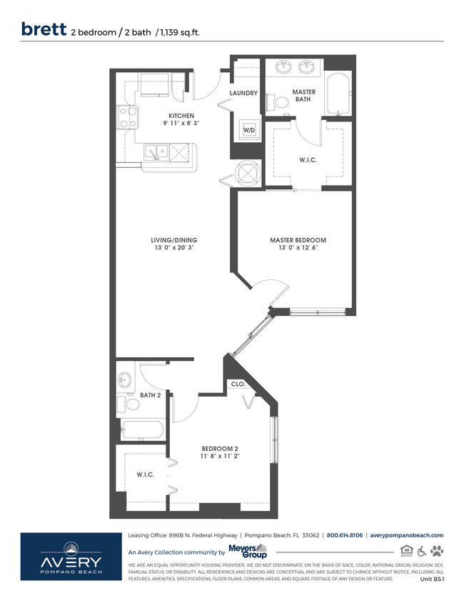 Floorplan - Saba Pompano Beach