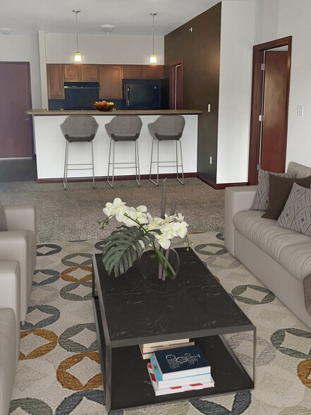 Living Room/Kitchen - Riverview Place