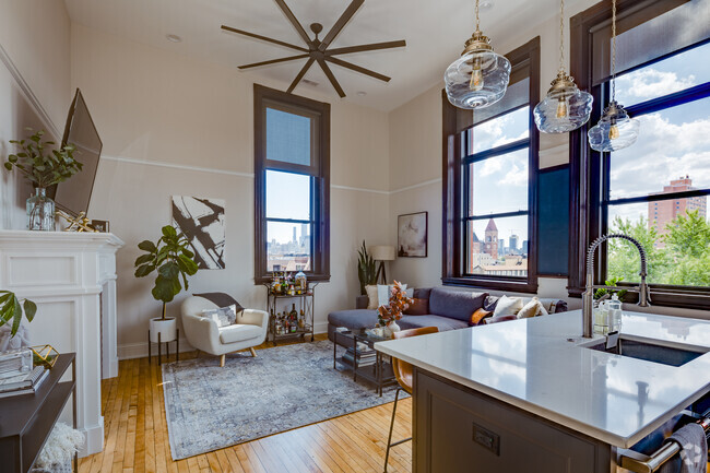 2BR, 2.5BA - 1,236 SF - Peabody School Apartments