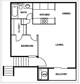 1BR/1BA - Cimarron Apartments