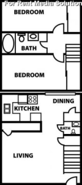 2BR/1.5BA - Meadowview Apartments & Townhomes