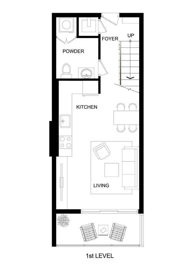 Drawing first floor - 690 SW 1st Ct