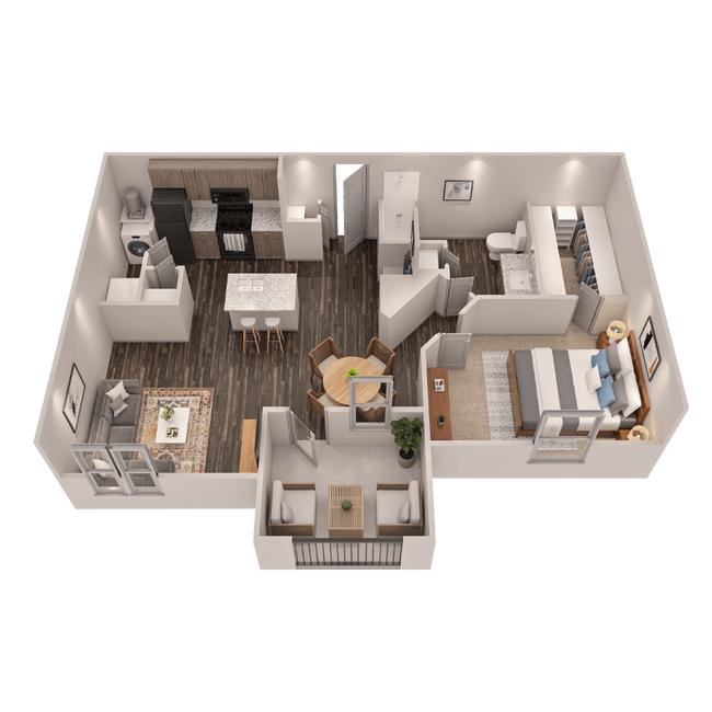 Floorplan - Gray Branch Apartments