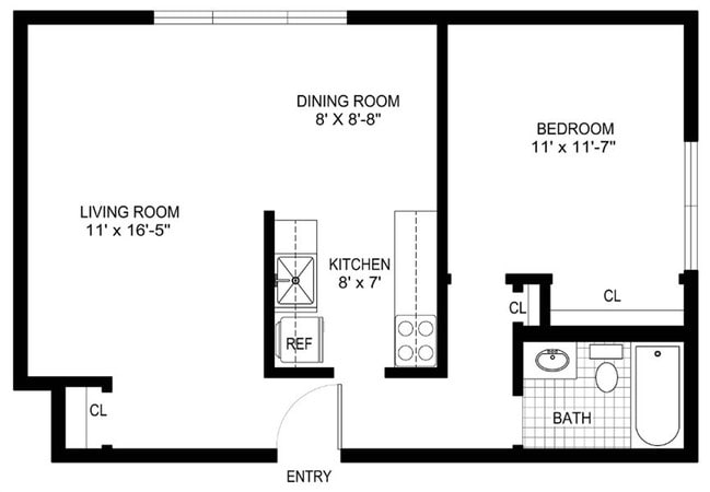 1BR/1BA - Basement - North Hills Apartments, LLC