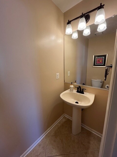 First Floor Half Bath - 9308 Steeple Ct