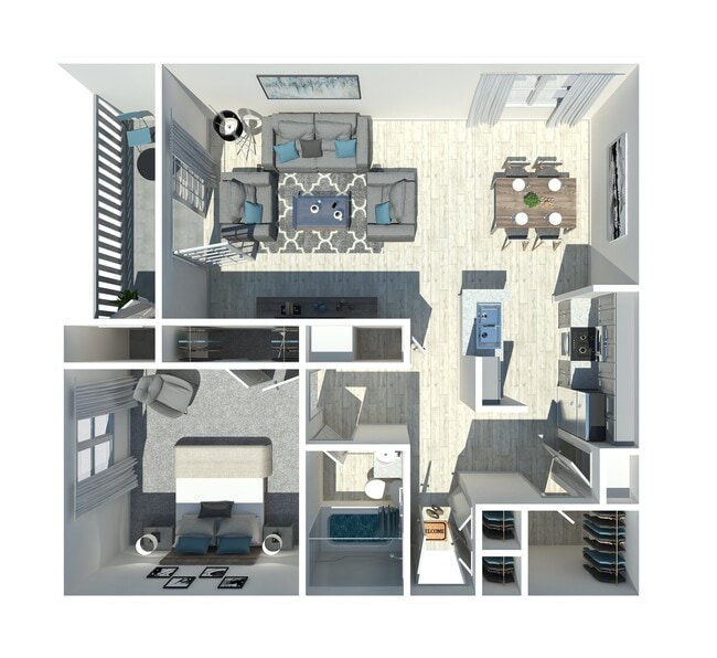 1B1BA 783 Sq Ft - Bedford Place