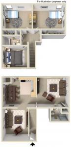 Floorplan - Meadowbrook Apartments