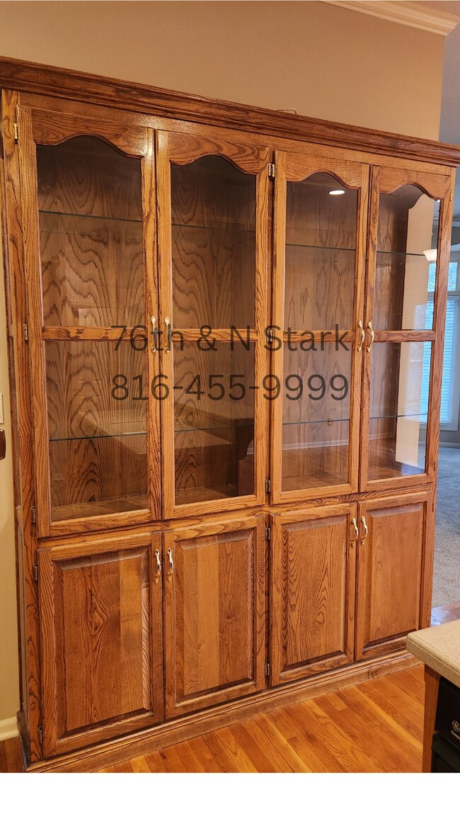 A china hutch offering a timeless and elegant addition. - 6003 N Norton Ave