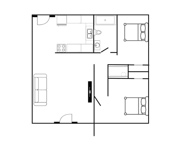 2br - The Lily Grace Apartments
