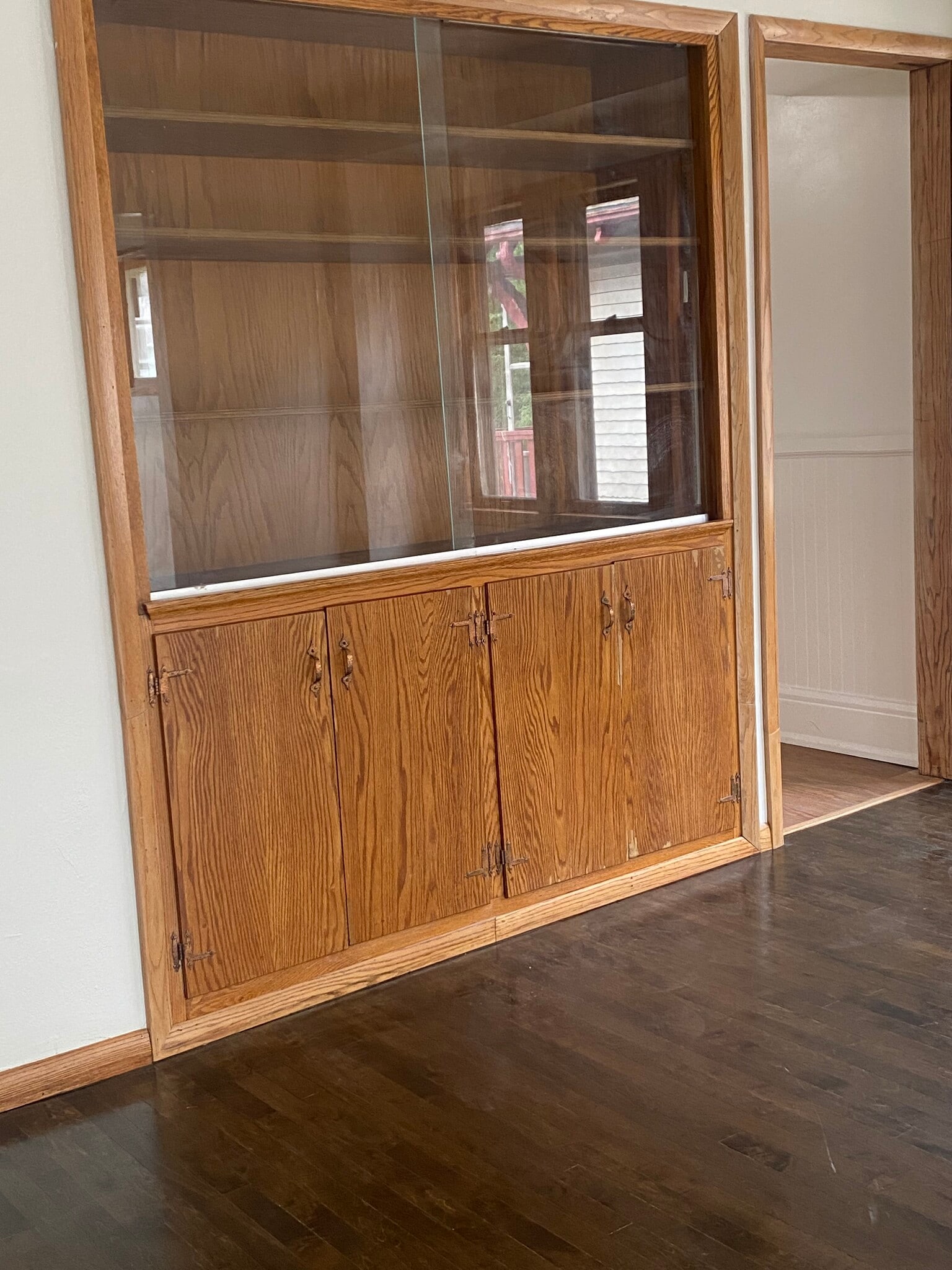 Dinning area with original restored cabinets - 2550 N 45th St