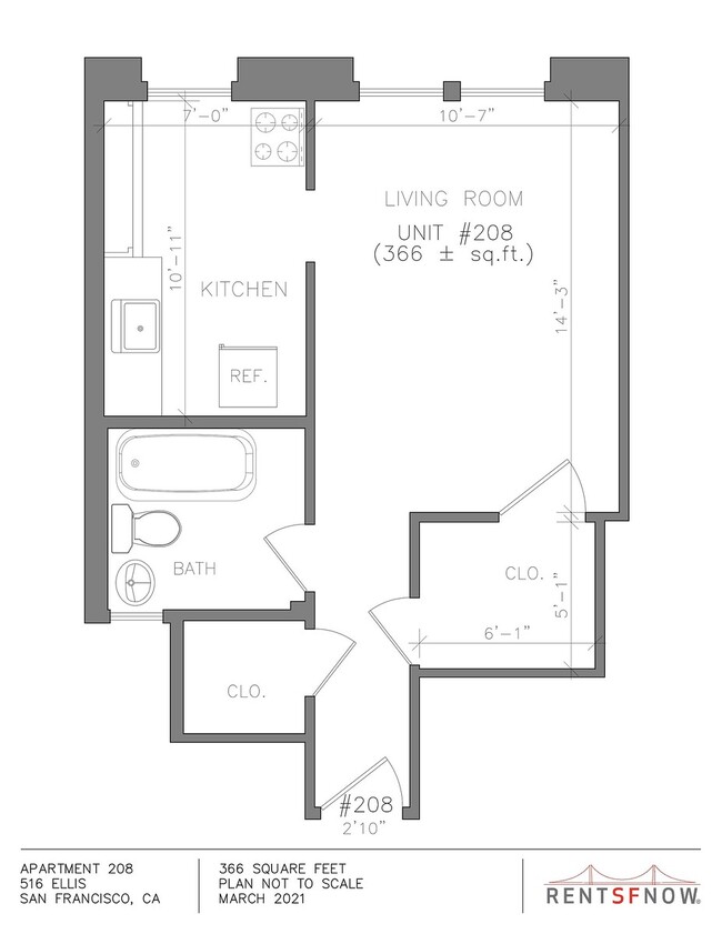 Floorplan - 516 Ellis