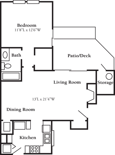 Floorplan - Schooner Bay Apartment Homes